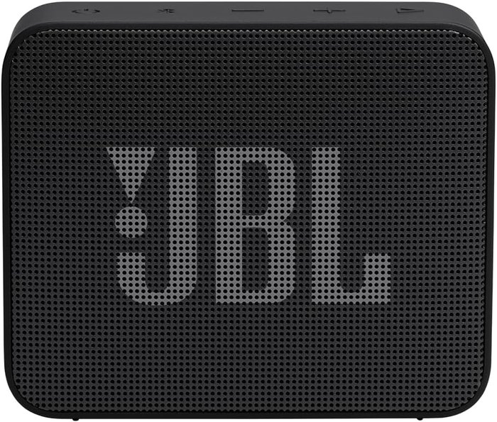 Caixinha de som bluetooth JBL Go Essential 2 preta, compacta e portátil