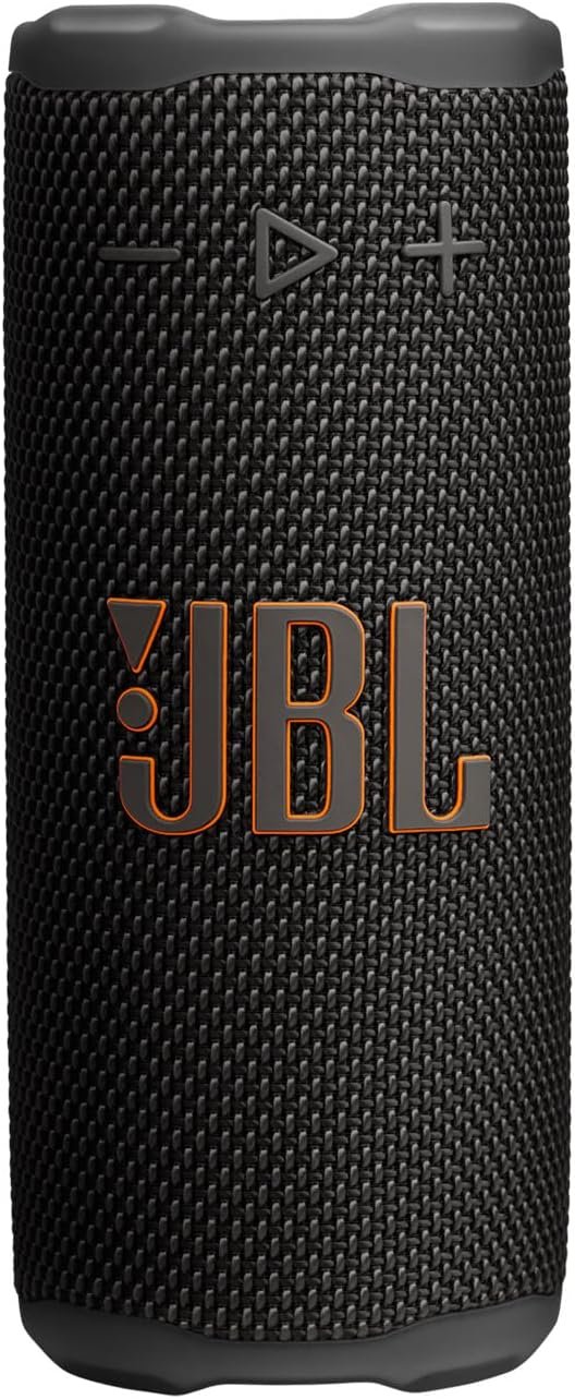 Caixinha de som bluetooth JBL Grip preta, 16W RMS, proteção IP68 contra água e poeira