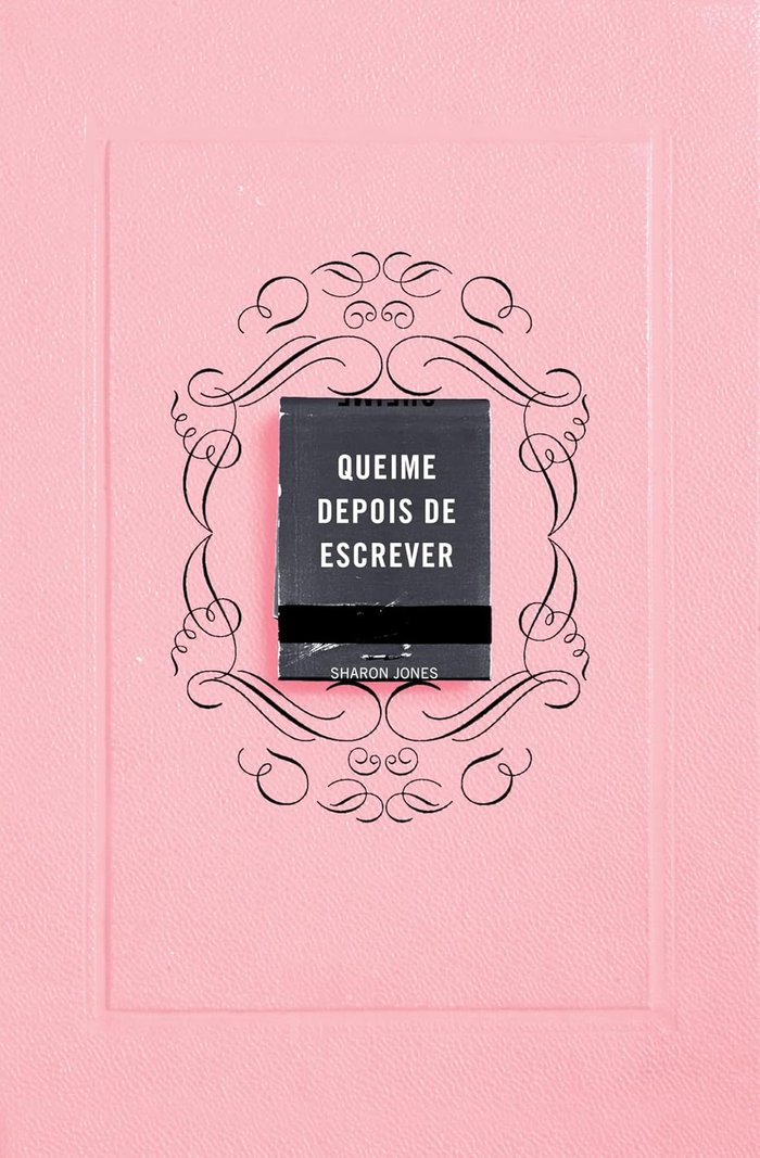 Livro Queime Depois de Escrever capa rosa, diário de autoconhecimento
