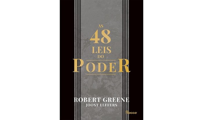 Livro As 48 leis do poder, capa dura preta